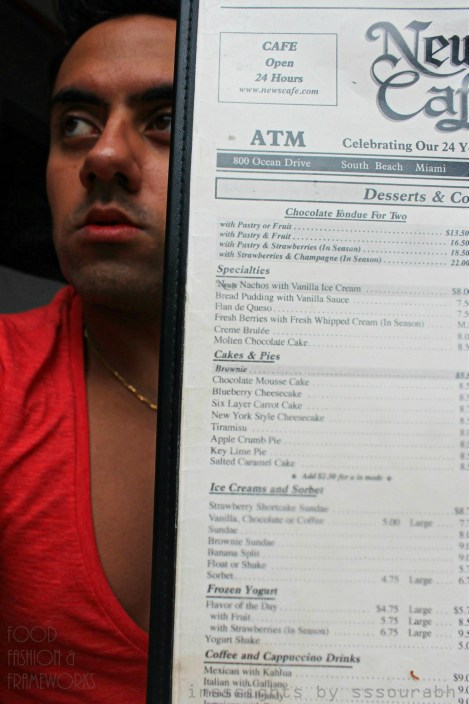 news cafe south beach miami @sssourabh