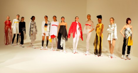 this is the uniform made by milk new york fashion week nyfw @sssourabh