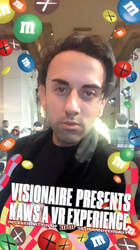 virtual reality m&amp;ms visionaireworld VISKAWSVR kaws new york public library nyc nypl @sssourabh