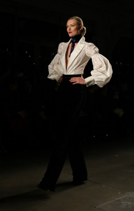 zang toi runway eveningwear new york fashion week nyfw fw17 @sssourabh