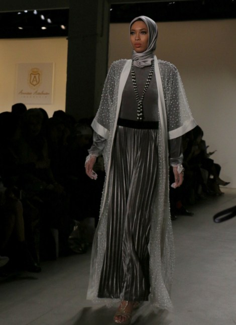 anniesa hasibuan hijab new york fashion week nyfw fw17 @sssourabh