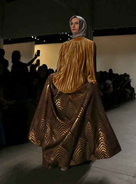 anniesa hasibuan hijab new york fashion week nyfw fw17 @sssourabh
