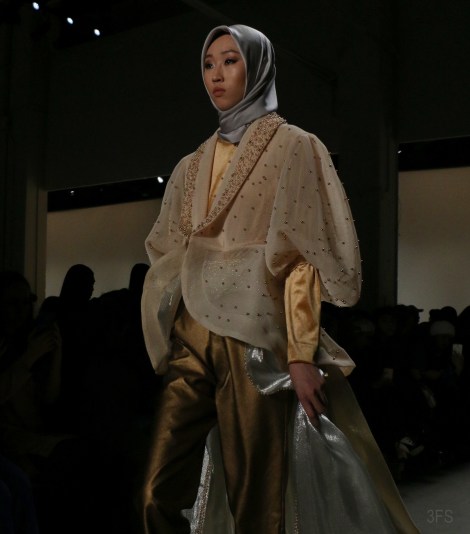 anniesa hasibuan hijab new york fashion week nyfw fw17 @sssourabh