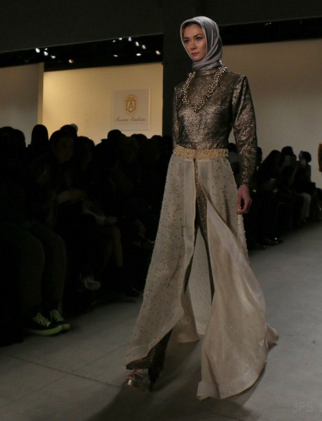 anniesa hasibuan hijab new york fashion week nyfw fw17 @sssourabh