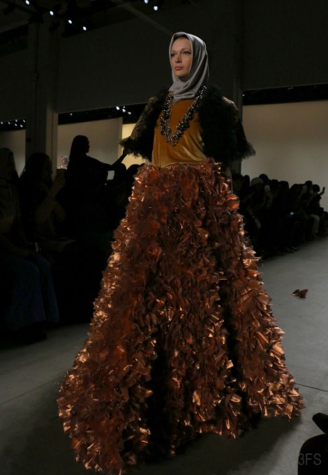 anniesa hasibuan hijab new york fashion week nyfw fw17 @sssourabh