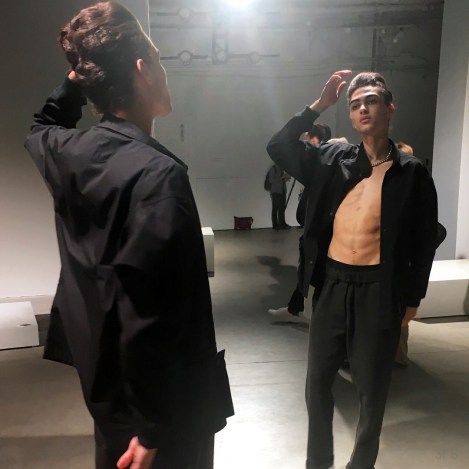 death to tennis peacocking tech male models new york fashion week mens nyfwm nyfw @sssourabh
