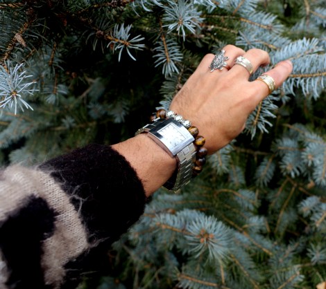 azuro menswear lookbook jewelry bracelet tigereye @sssourabh